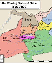 Figure 1. 전국 시대 중국의 지도